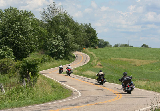 Student and instructor riding