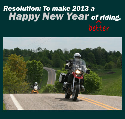 Resolutions for 2013