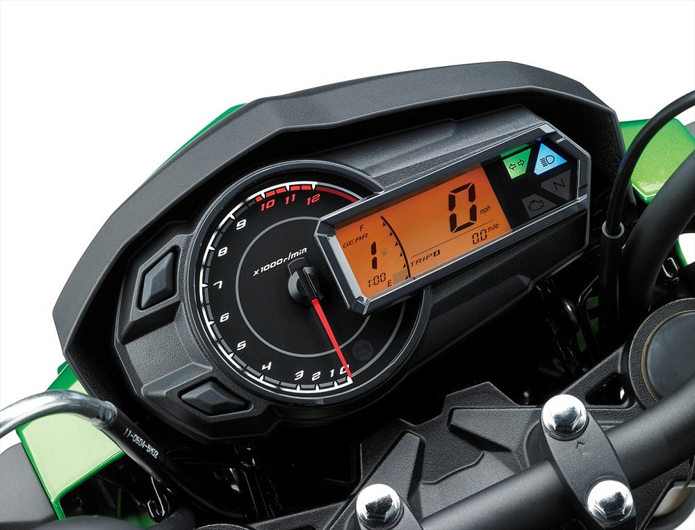 Kawasaki Z125 Pro gauges
