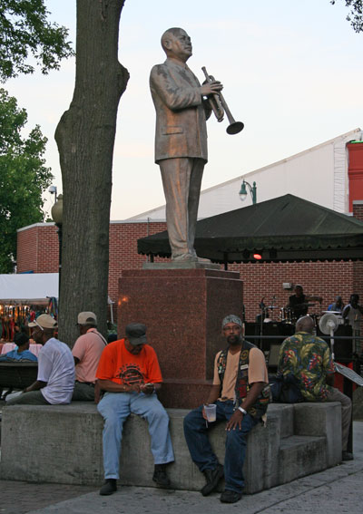 W.C. Handy statue on Beale Street