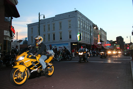 Bike Night on Beale Street, Memphis