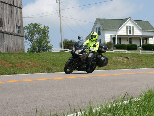 V-Strom on the lunch ride