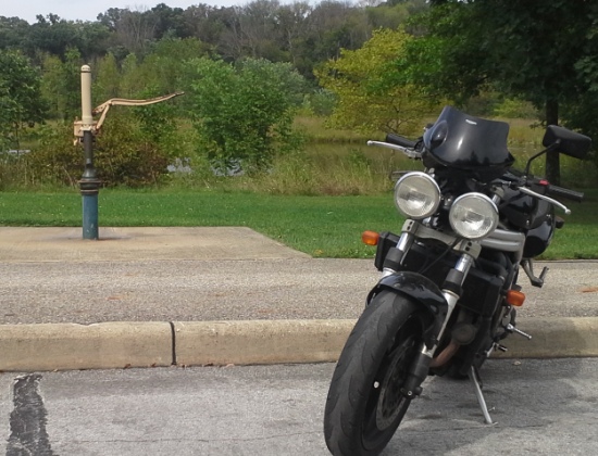 Speed Triple in the park