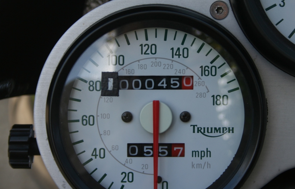 Triumph Speed Triple at 100,000 miles
