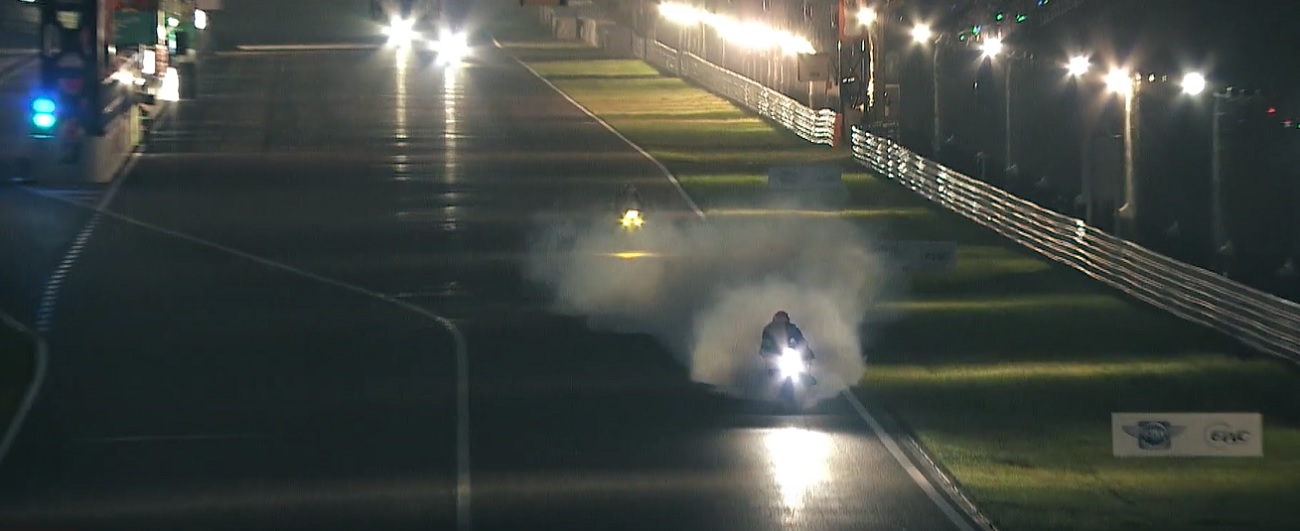 Suzuki Endurance Racing Team motorcycle engine blows up