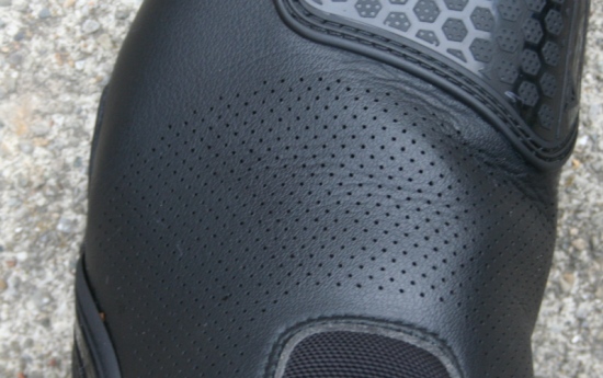 micro perforations in the Dainese TRQ-Tour boots