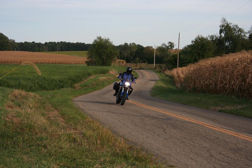 riding the Kawasaki Versys