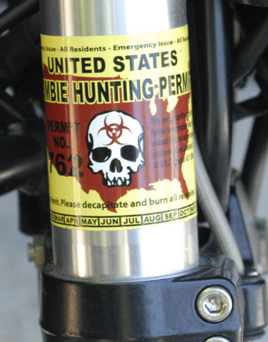 Zombie hunting permit