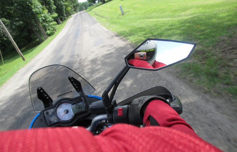 selfie on the Versys